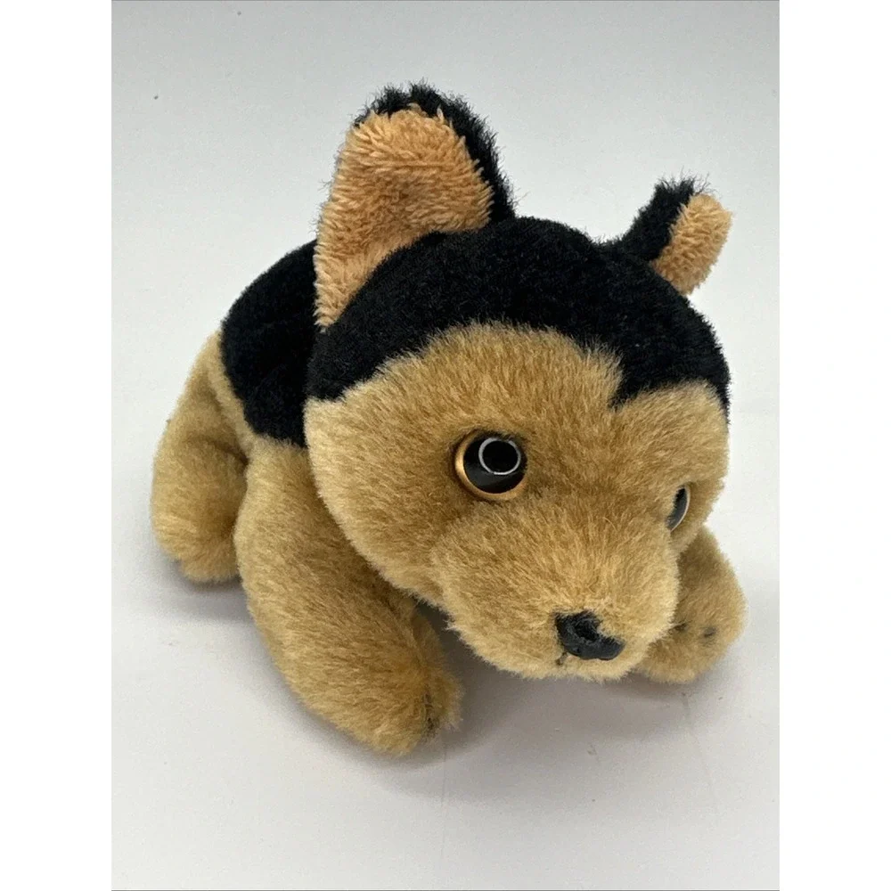 Russ Petooties Pets Alsatian German Shepherd GSD Dog Plush Toy Small 5in Brown